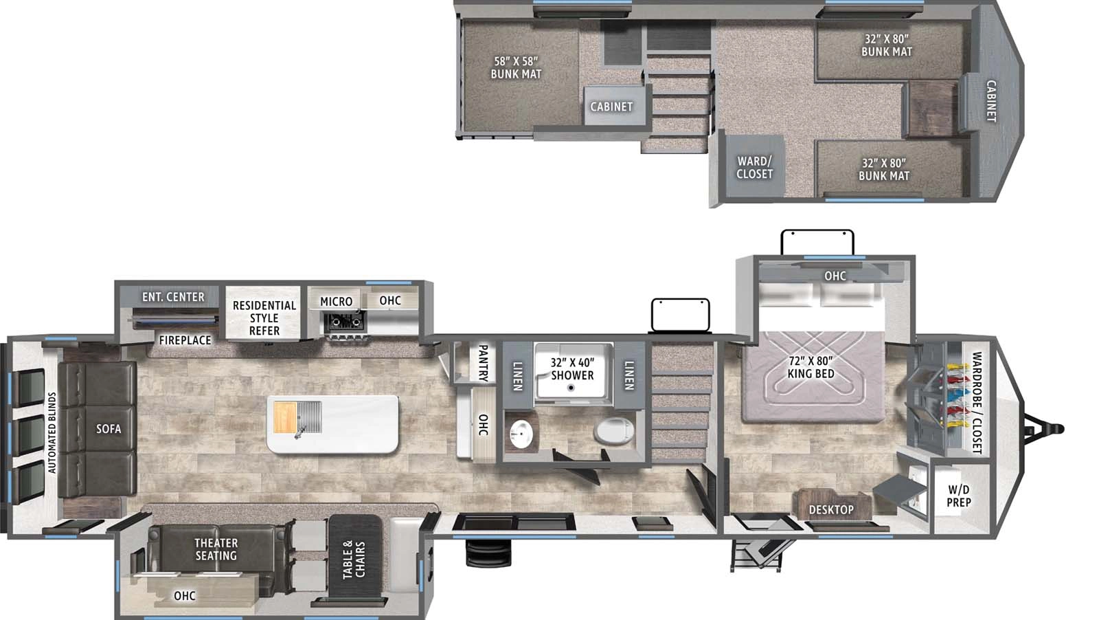 401RLFT Floorplan Image